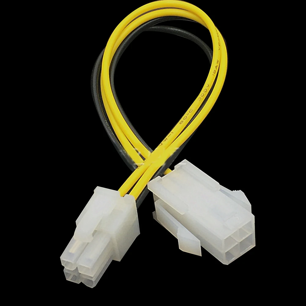 1 шт. 18 см блок питания ATX 4 Pin типа папа к женскому ПК источник ЦП Удлинительный