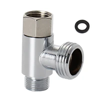 tee connector adapter stainless steel female male thread water gas oil tube adapter silver connector accessories