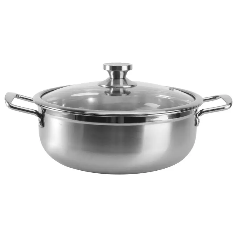 

Кастрюля из нержавеющей стали многофункциональная кастрюля для супа утолщенная кастрюля для горячего приготовления Посуда для дома кухни ...