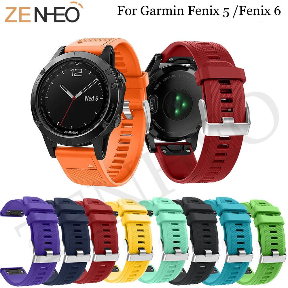 Силиконовый сменный ремешок для Garmin Fenix 5/Fenix 6 Forerunner 935 22 мм|Ремешки часов| |