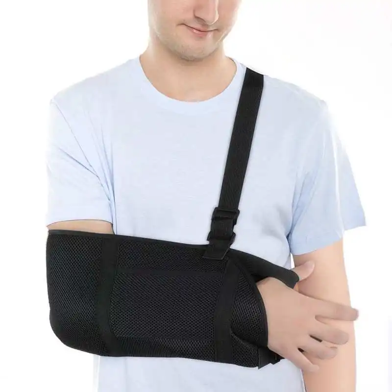 

Arm Sling Support Elbow Brace Adjustable Breathable Shoulder Strap Immobilizer Wrist Elbow Forearm Support Strap for Broken Arm