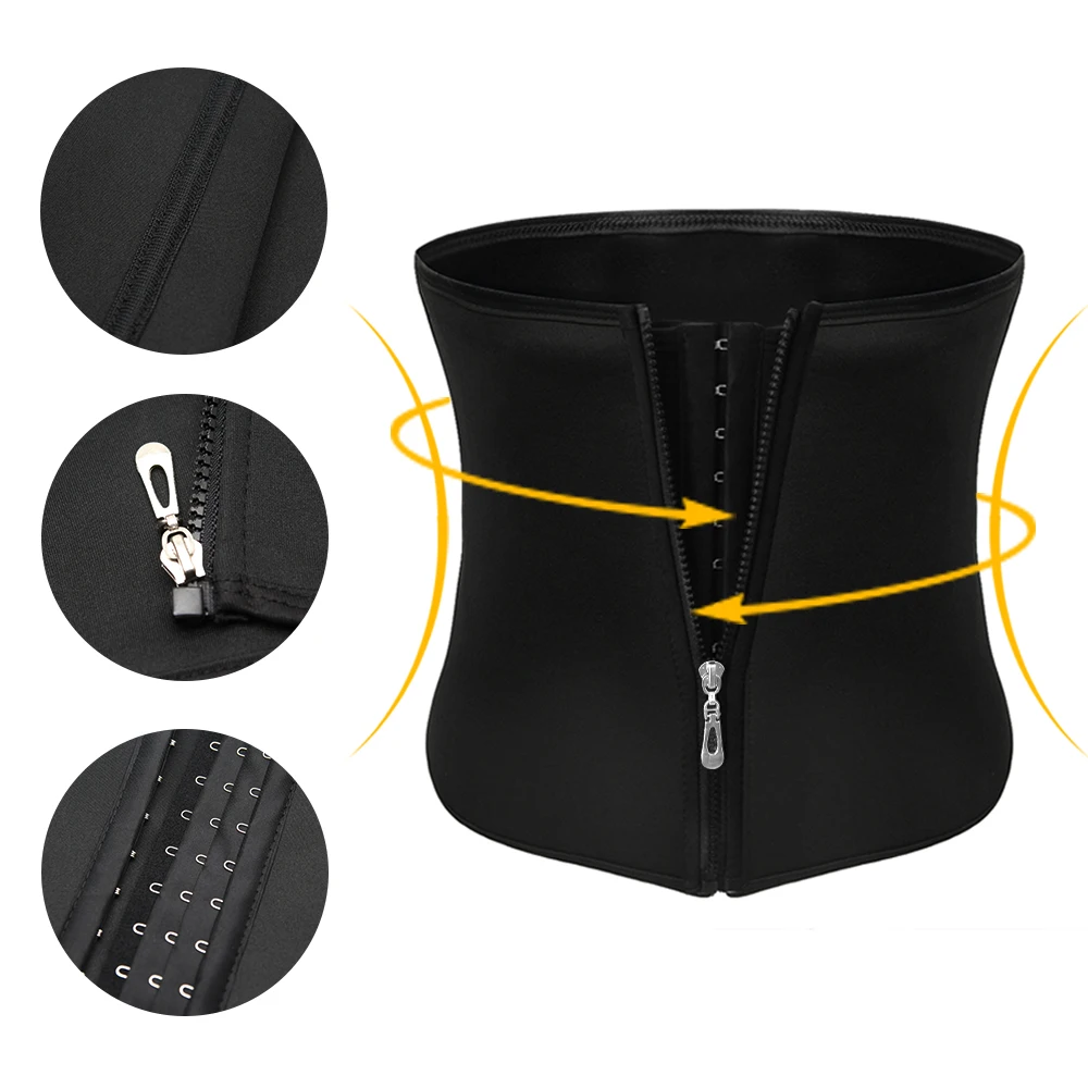 Тренажер для талии женщин молния крючок Корректирующее устройство живота