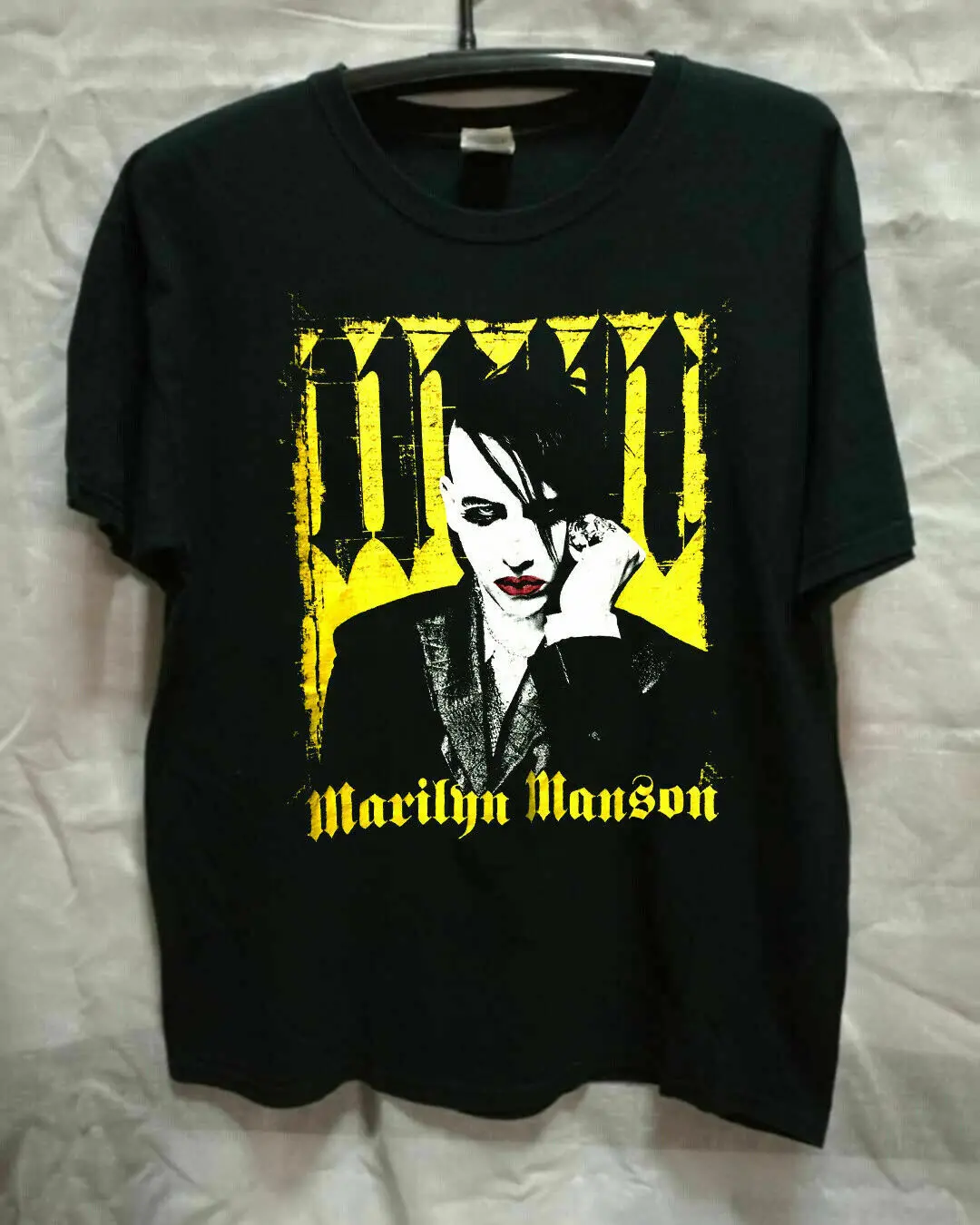 

Vintage Marilyn manson Black T-Shirt Reprint USA Size Limited Edition