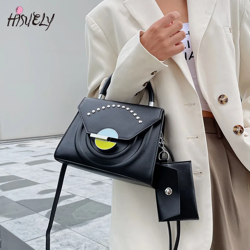 

Модная женская сумка на плечо из искусственной кожи, клатч-мессенджер с широким ремешком карамельных цветов, портативная дамская сумочка-т...