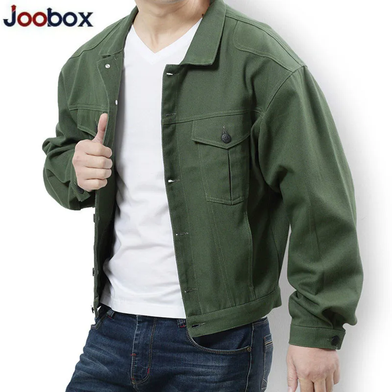 Мужская свободная джинсовая куртка повседневная в Корейском стиле черного или