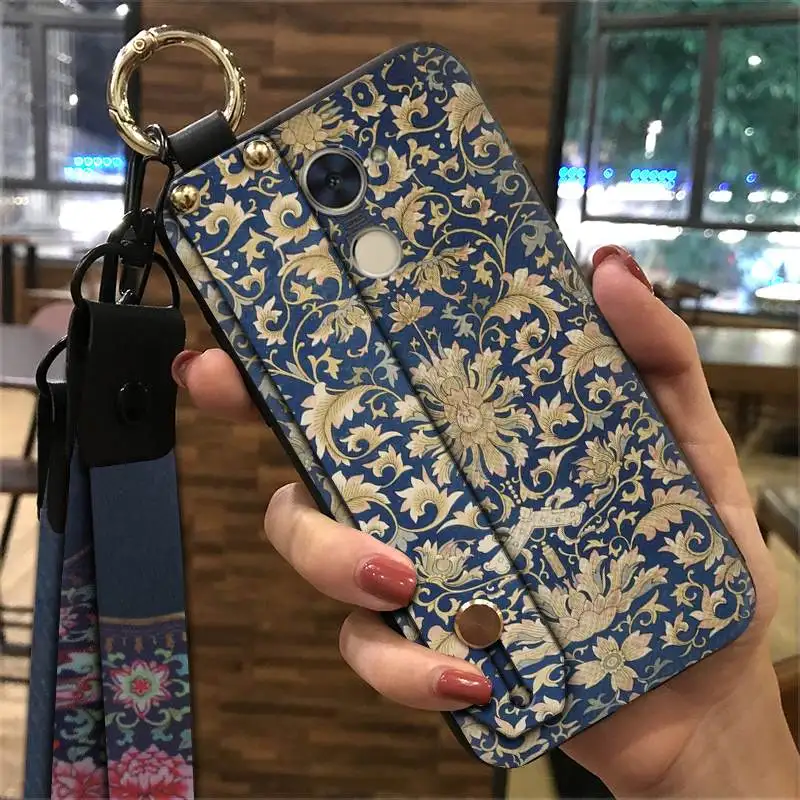 Китайский стиль чехол для телефона Huawei enjoy7 Plus/Y7 Prime силиконовый держатель серии