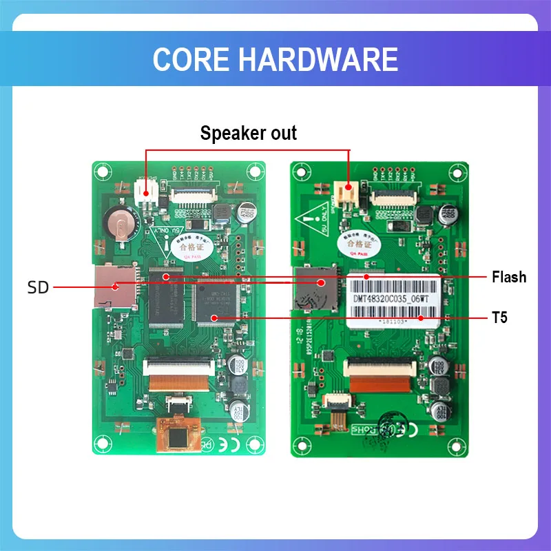 Dwin T5 дисплей HMI dmt48320c035 _ 06w 07w 3 5 &quot480X320 LCD модуль резистивная емкостная сенсорная
