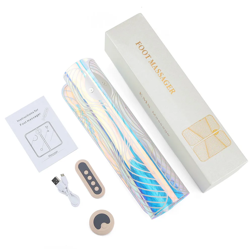 

Portable Foot Mat Foot Relax Massage Colourful Electric Intelligent EMS Foot Detox Machine Mat Relax Feet Muscle Boost Blood