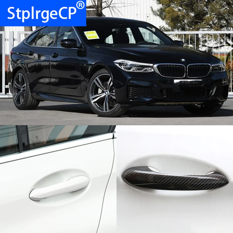 Защитная крышка для дверной ручки из углеродного волокна BMW 6 series GT 6GT G32 640i 630i M 2018