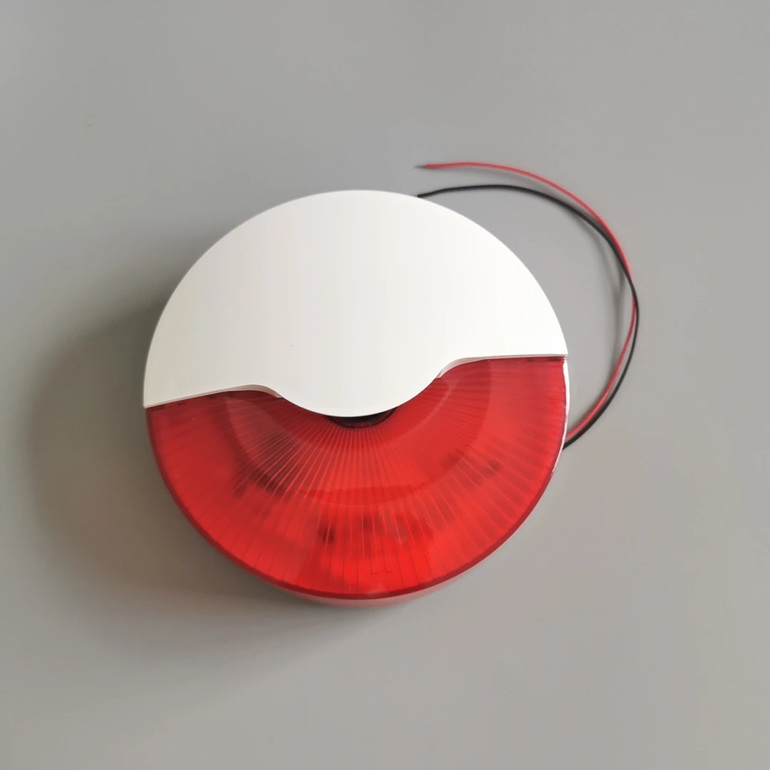 MD 318 красивый круглый проводная сирена Внутренний звук и светодиодный мигающая