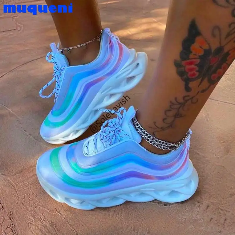 

Women Fashion Walking Shoes Blades Sneakers Breathable Outdoor Joggers Femal Simple Versatile Footwear Maxes Size European 43