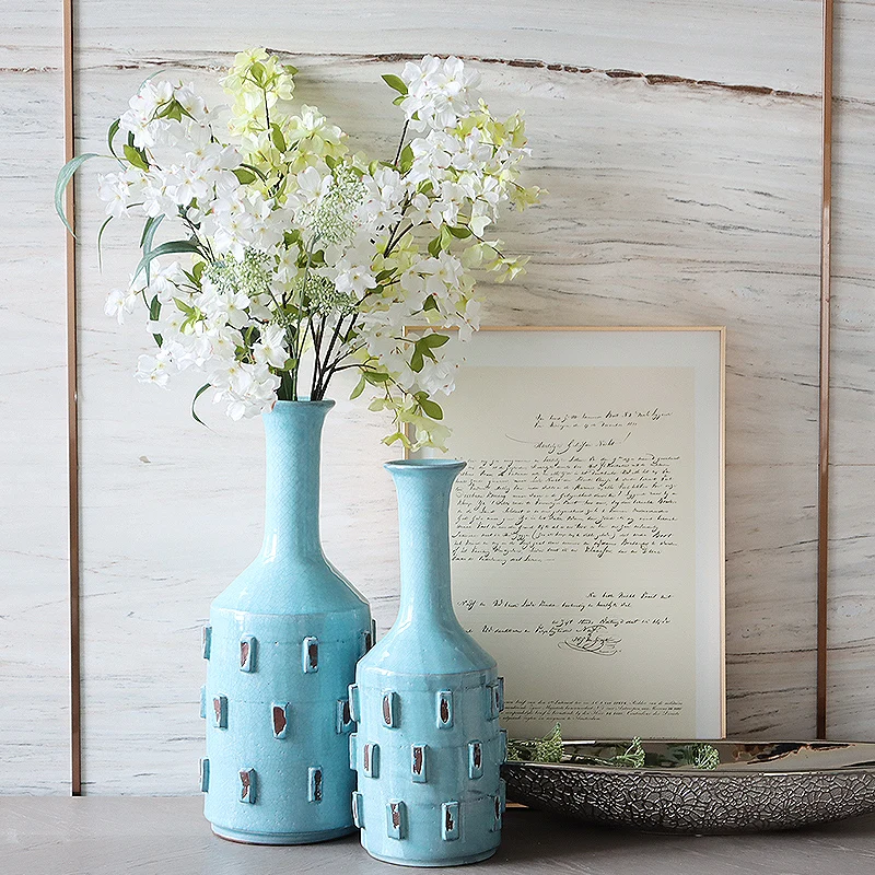 Искусственный медный цветок из дерева вишневый цвет подходящая длина от пола до