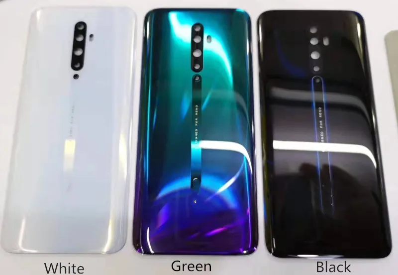 Новое копировальное стекло для Oppo reno 2Z задняя крышка корпуса с камерой len