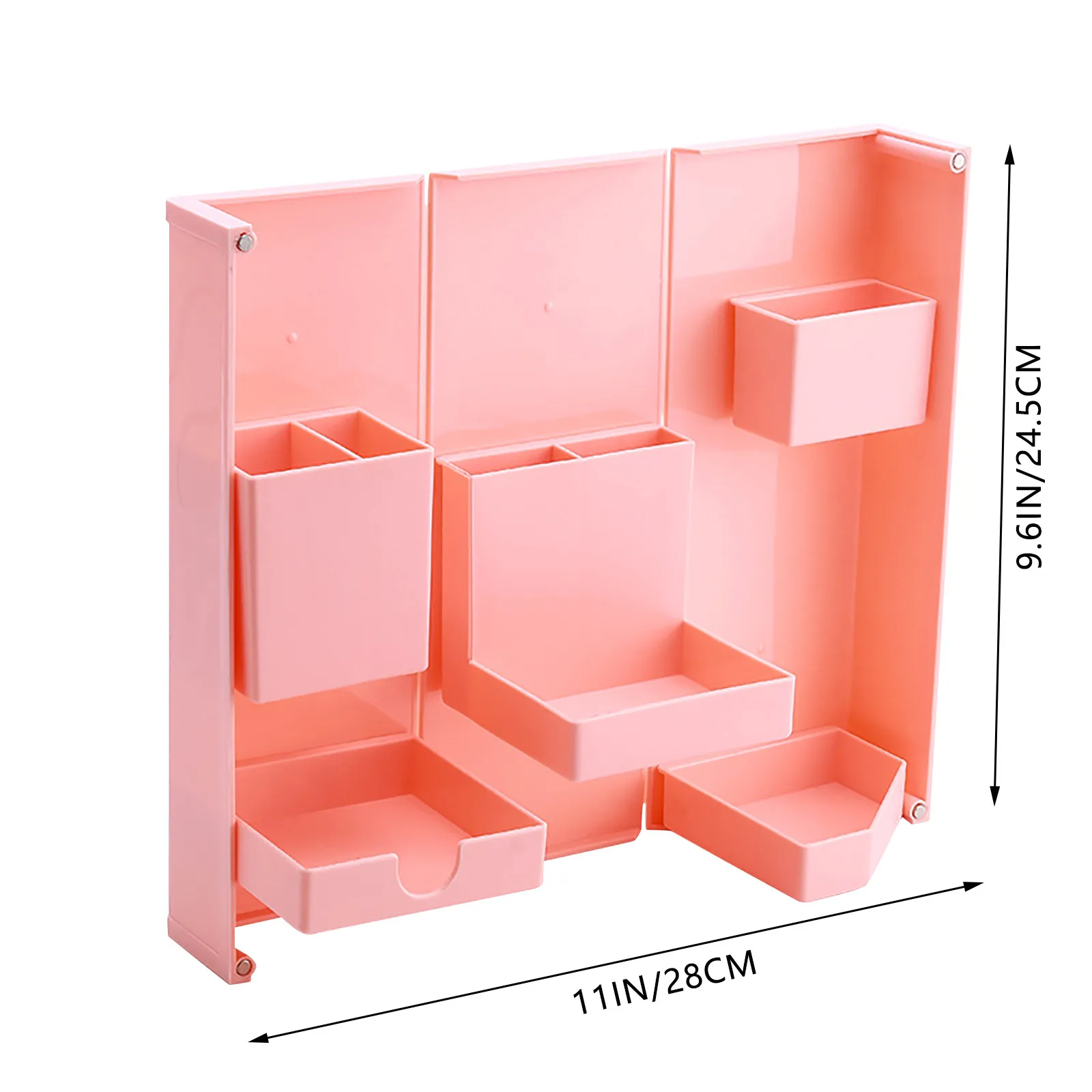 

Desktop Foldable And Stable Storage Box Cosmetics Expandable Table Organizer Pencil Makeup Stand Case School Office Stationery
