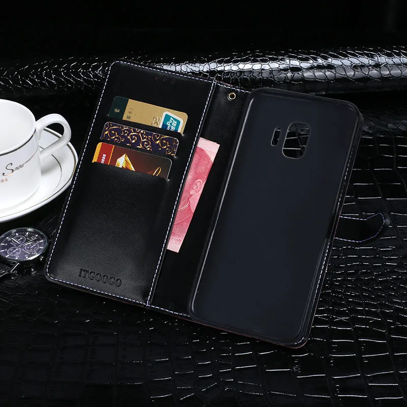 iTien Vintage Leather For Samsung Galaxy J2 Core Protect Stand TPU Silicone Case Cover Etui Wallet Pro 2018 | Мобильные телефоны и