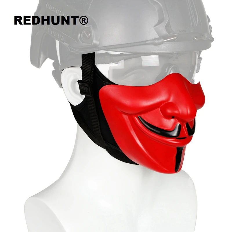 V-MASK Открытый Тактические Маски на Хеллоуин V-маска для пейнтбола косплей с маской