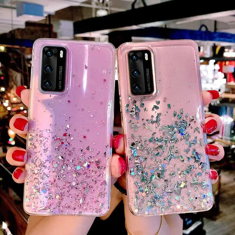 Модный Блестящий чехол со звездами для Vivo Y21S Y33S Y21 Y11S Y52 Y72 5G V21 Y 52 72 V 21 мягкий с