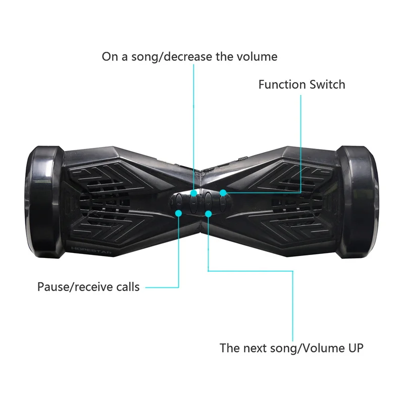 Портативная уличная балансировочная Автомобильная Bluetooth колонка TF карта памяти