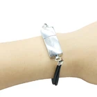 Флеш-диск USB 2,0 металлический кожаный браслет на запястье usb-накопитель, карта памяти, 8 Гб оперативной памяти, 16 Гб встроенной памяти, 32 Гб 64 ГБ Флэшка креативных U диск USB флеш-накопитель