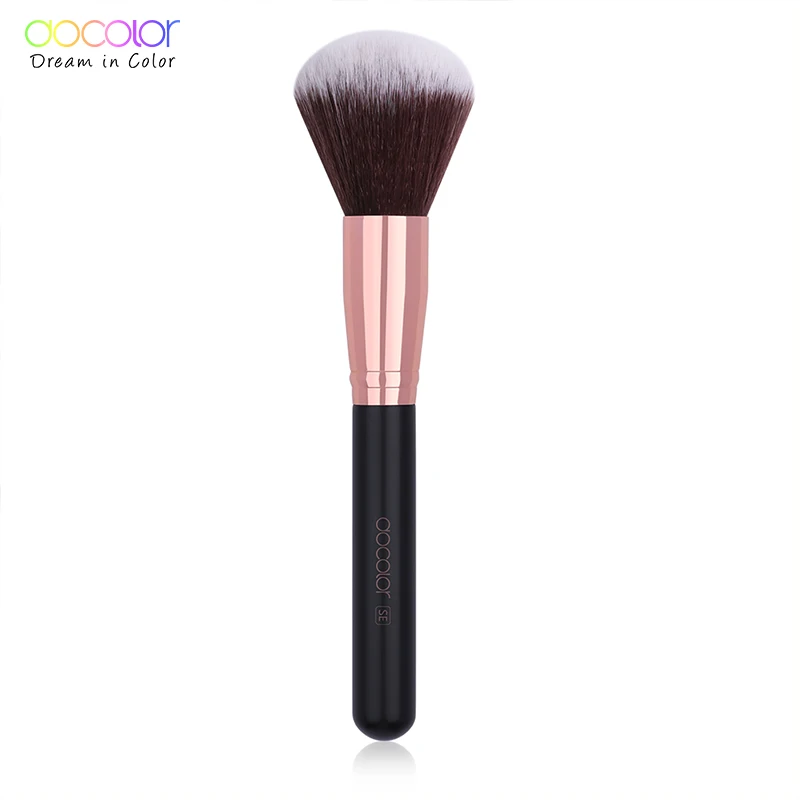 Power (no box) Docolor Кисть для нанесения основы плоский верх полировальные щетки веер контурная Кисть для нанесения пудры хайлайтер кисти для макияжа Pincel Maquiagem - Handle Color: Power (no box)
