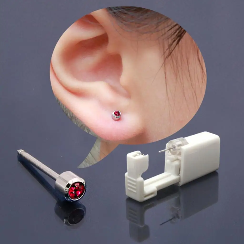 1 шт одноразовые стерильные пирсинг для хряща уха пупка пистолет не вызывает