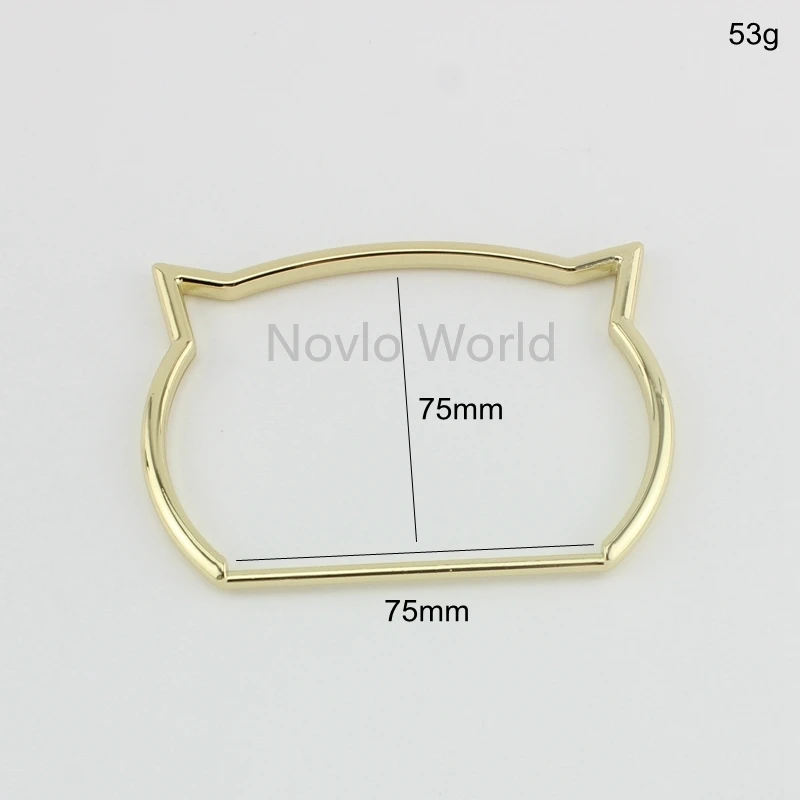2 10 20 шт. металлические однотонные ручки с головой кошки 5 х8х7 см|purse handles|bag parts handlebag