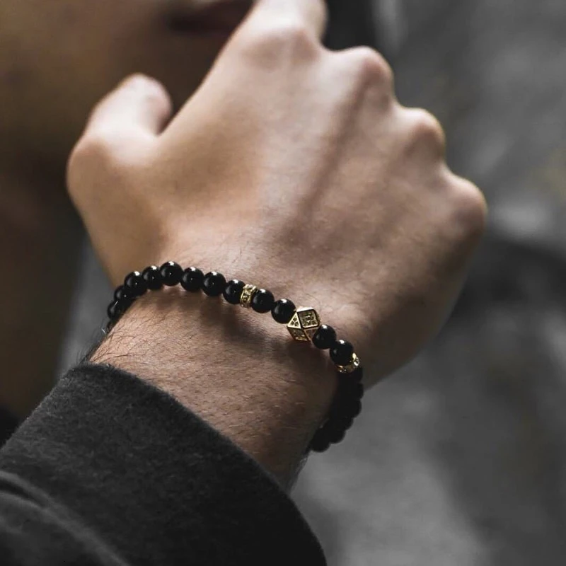 2020 новый модный очаровательный браслет для мужчин с кубическим цирконием ручной