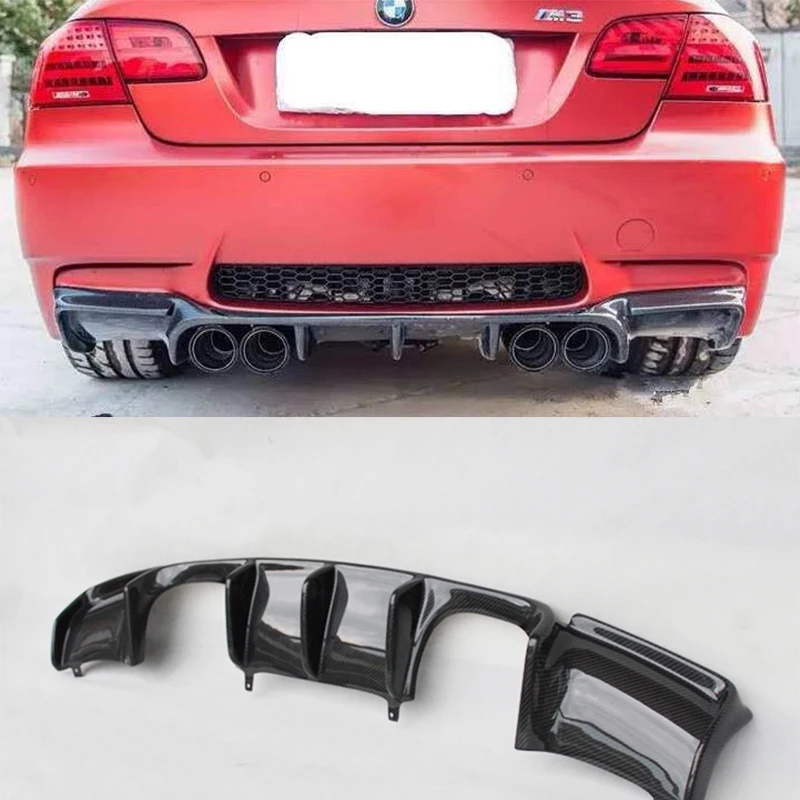 E92 M3 Vorsteiner Стиль Авто углеродное волокно комплект задней части кузова бампера для