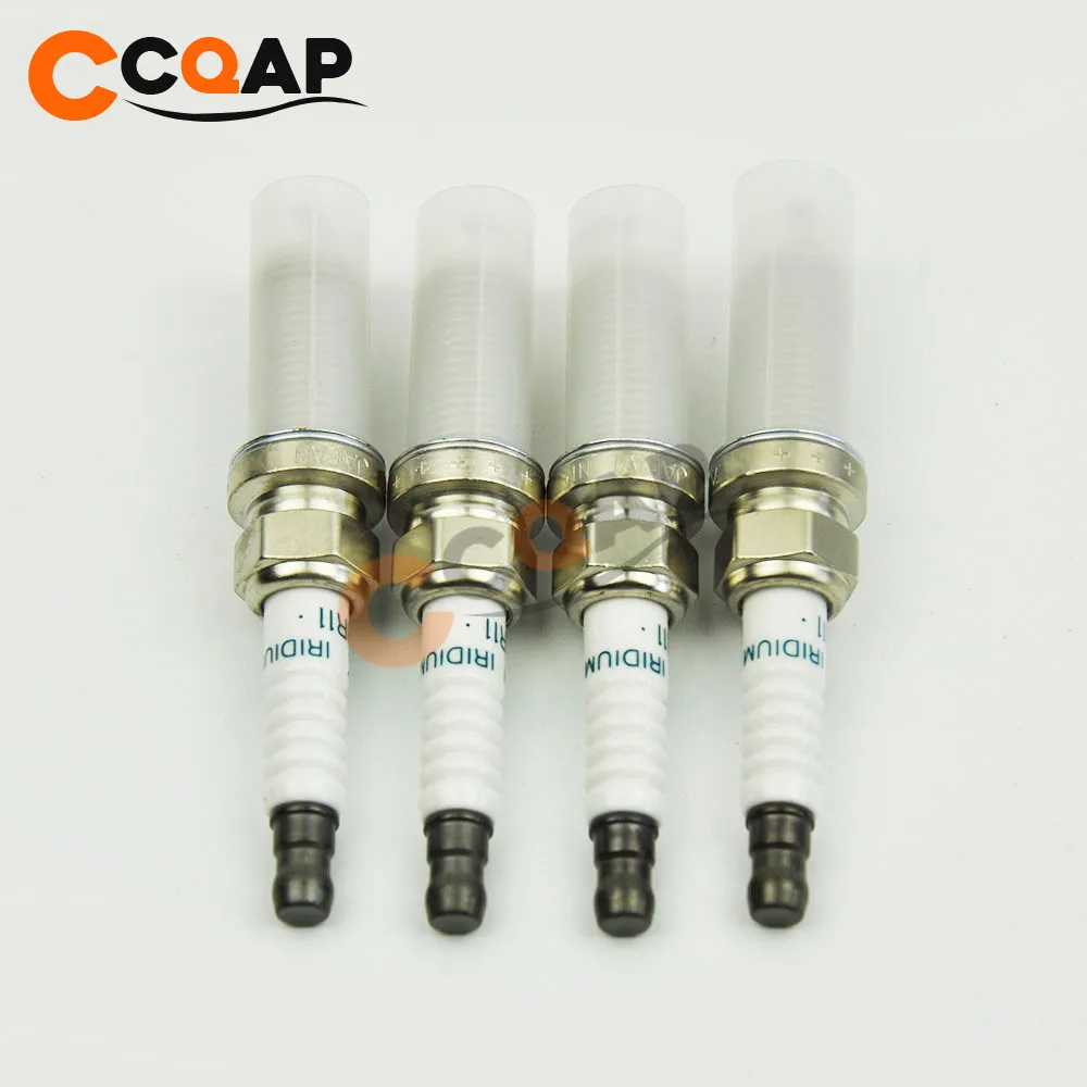 4x 22401 EW61C FXE22HR11 иридиевая Свеча зажигания для Nissan Altima Infiniti EX35 3.5L 22401EW61C|Свечи и