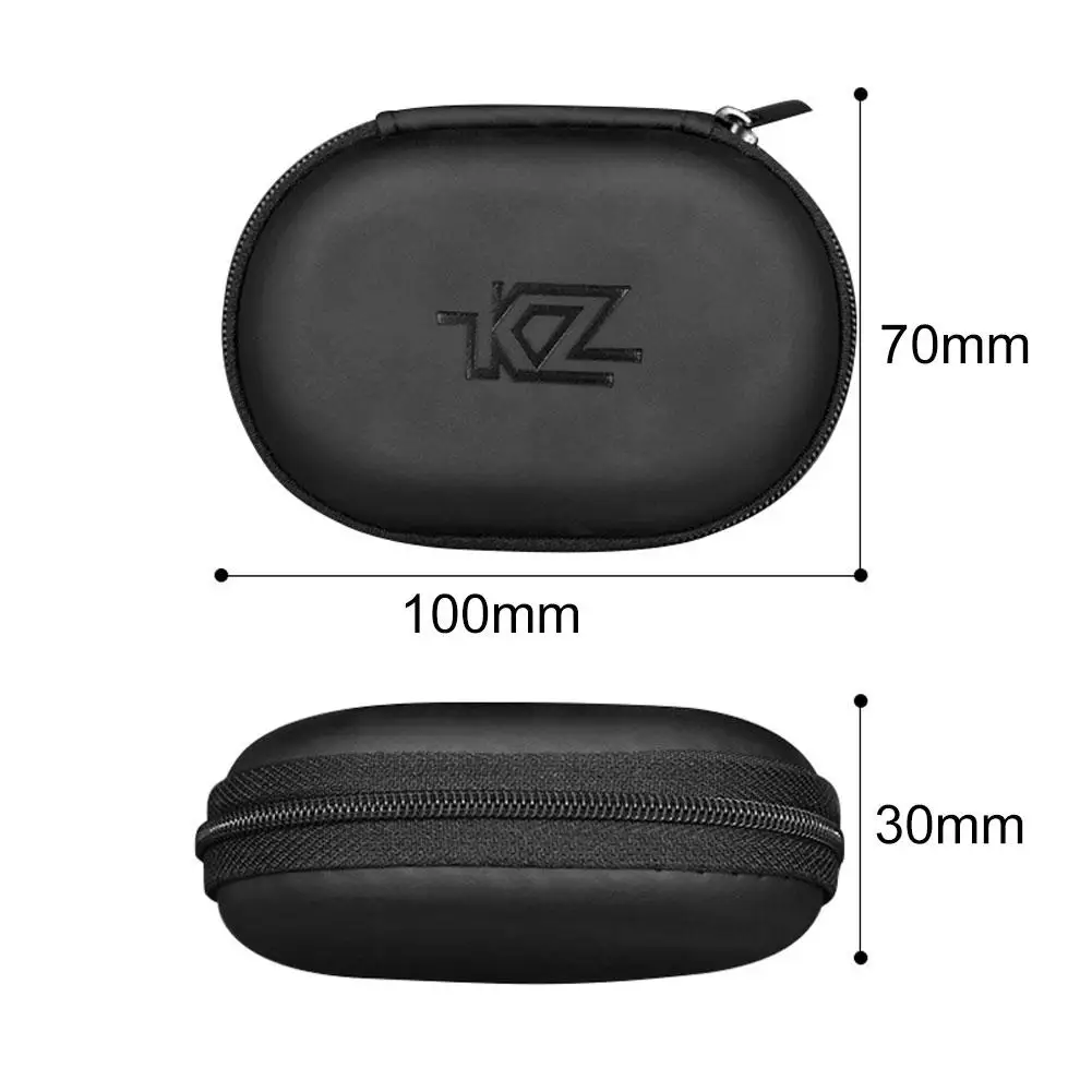 

Earphone Storage Bag Lightweight Durable Shockproof Portable Earphones Zipper Storage Bag Case
