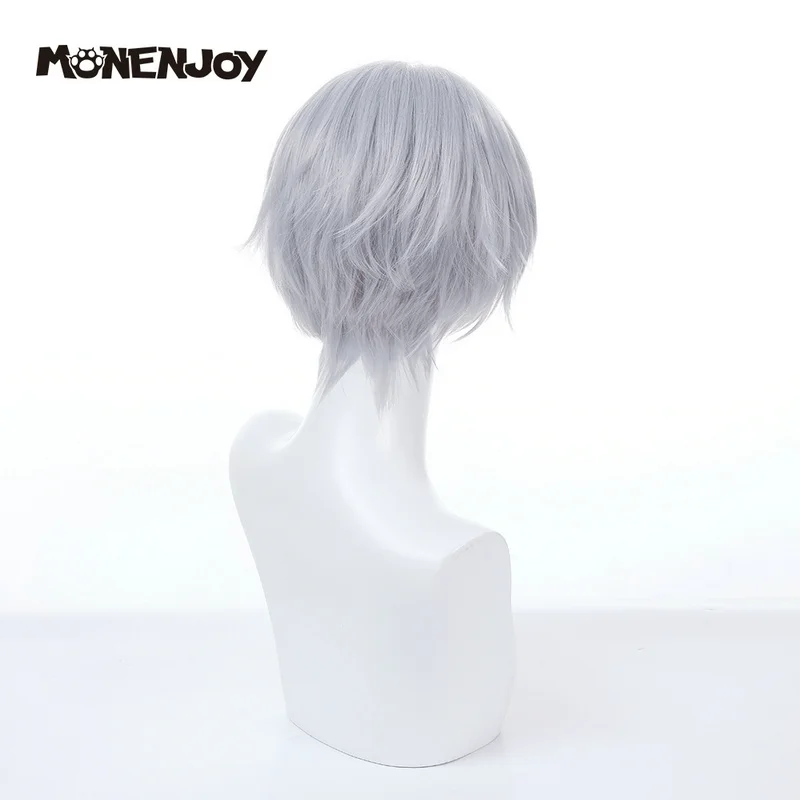 Парик для косплея Monenjoy светильник and Night серая короткая стрижка | Тематическая