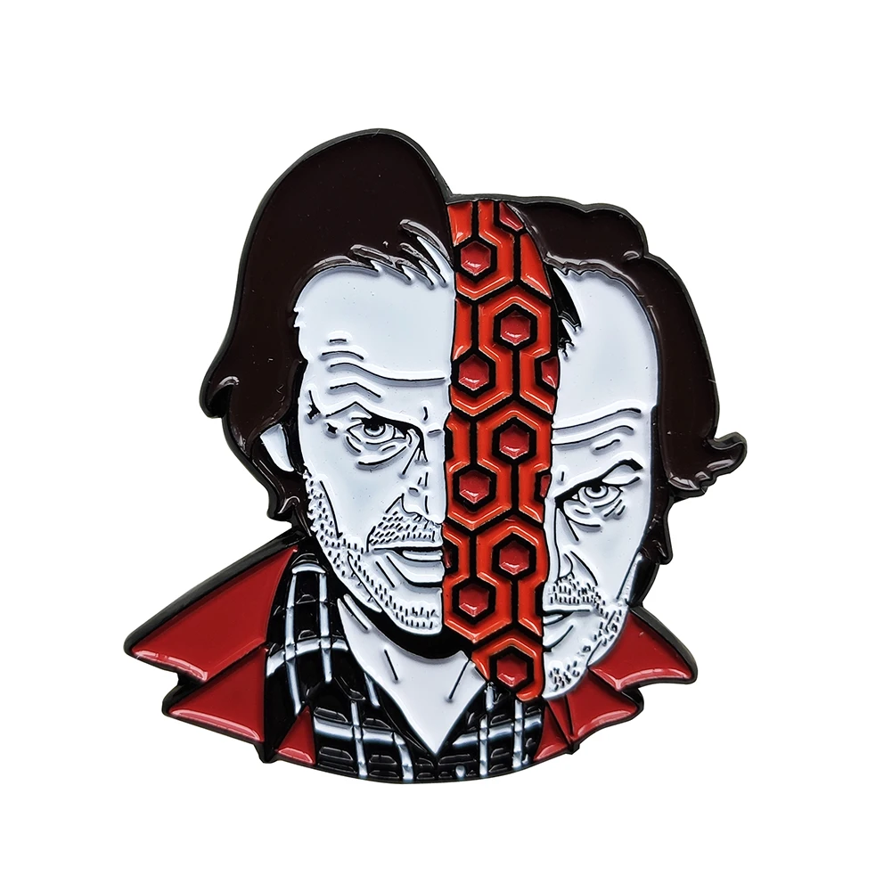 Металлический значок The Shining Jack Torrance эмалированная булавка брошка на лацканы