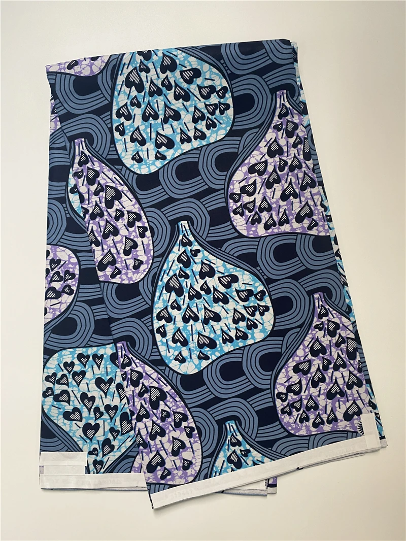 

2021 High Quality 100% Cotton Wax tissue African ankara fabric African Fabric Wax Print fabric