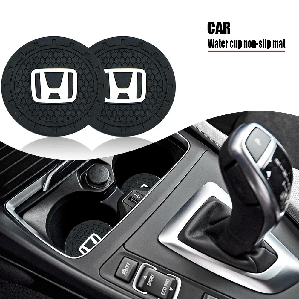 

Car Silica Gel Coaster Water Cup Bottle Holder Anti-slip Pad for Honda XR-V Spirior CRV Mugen Hrv SWA JDM Typer Car Accessories