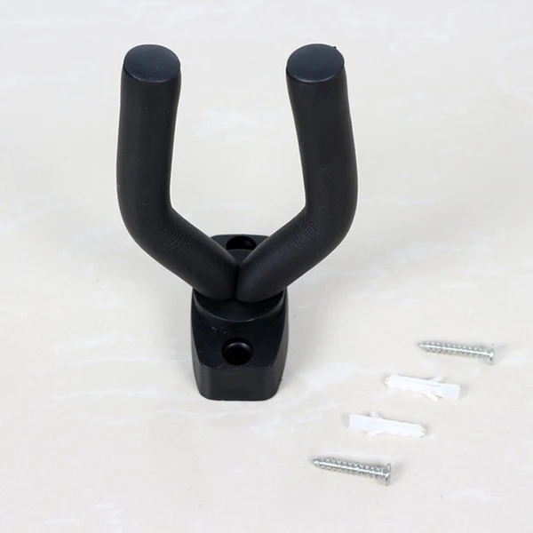 

Black Guitar Hanger Hook Holder Wall Mount Display with Screws Fits Most Guitars