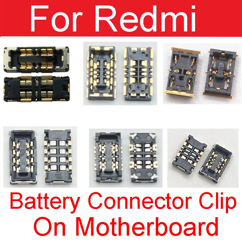 2 шт. внутренний зажим для аккумулятора FPC материнской платы Xiaomi Redmi Pro S2 3 4 6 3S 3X 4X 4A