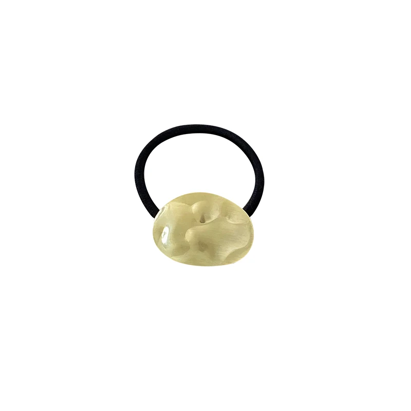 AOMU 2020 Новый модный ретро металлический геометрический круглый пустой прямоугольник звездная резинка для волос аксессуар для женщин девочек.