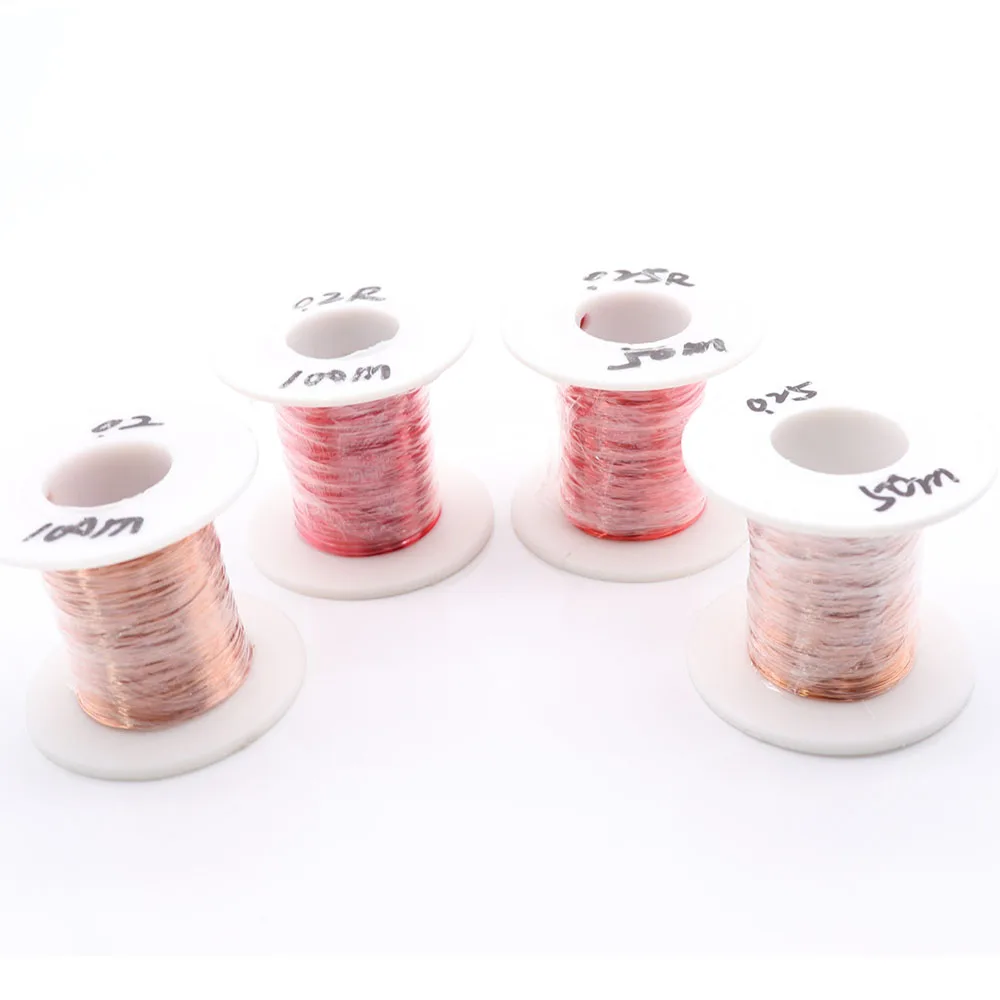 

0.2mm 0.25mm New polyurethane enameled wire QA-1-155 copper wire 50 100 meters