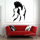 Спа массажные настенные наклейки для лица Уход за кожей массаж ног Наклейка на стену для салона красоты водонепроницаемые виниловые художественные фрески наклейка G829