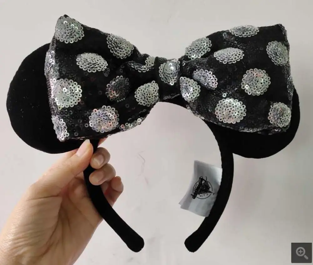 Повязка на голову с ушками Минни поменяйте бант (новинка)|Персонажи мультфильмов