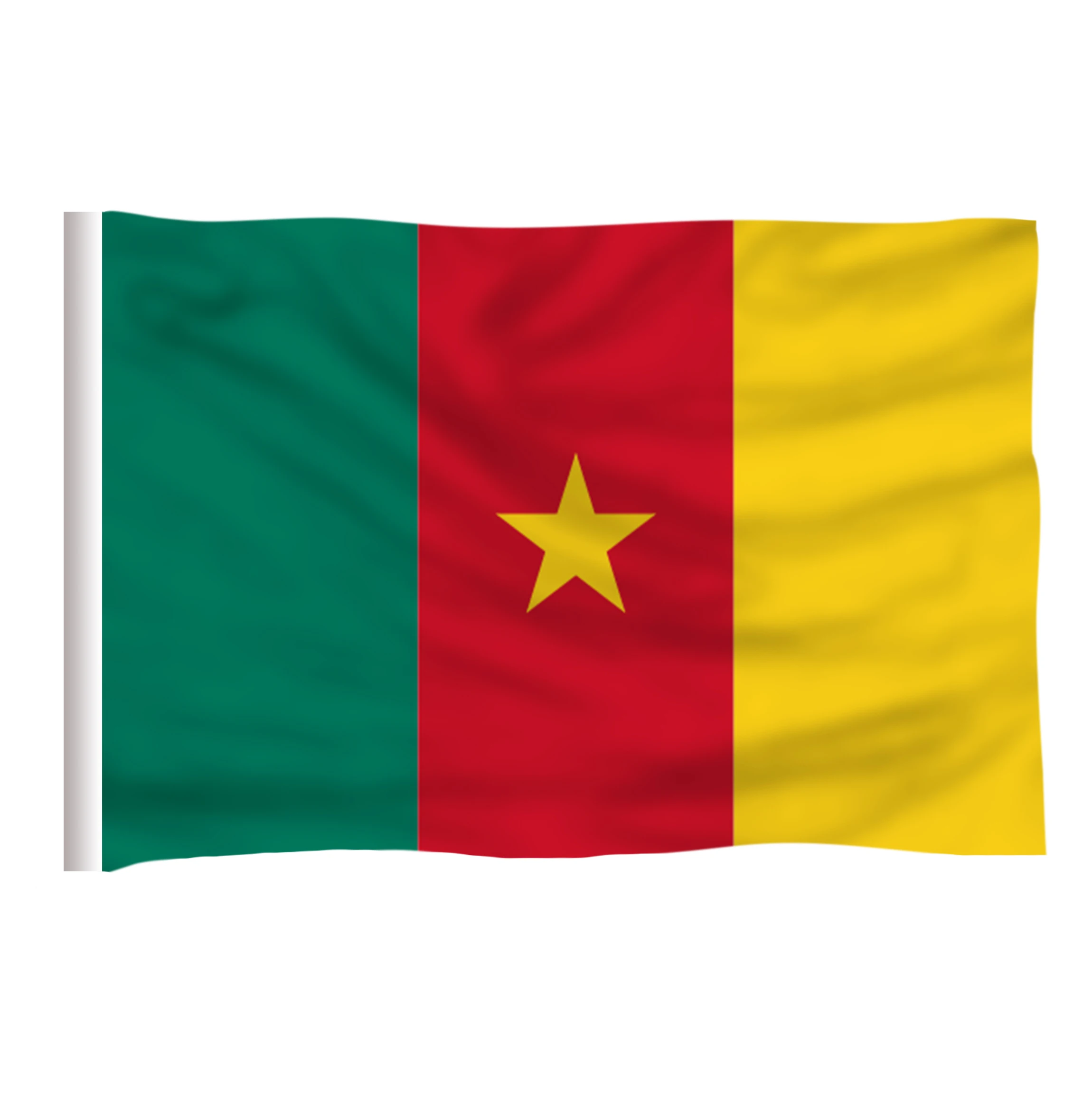 Флаг страны Камеруна DFLIVE 3x5 футов печатный полиэфирный флаг 90x150 см