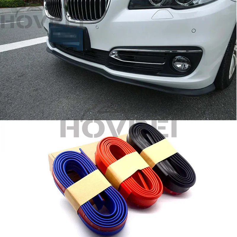 Универсальный 2 5 метров Авто Передний Задний бампер резиновый протектор спойлер