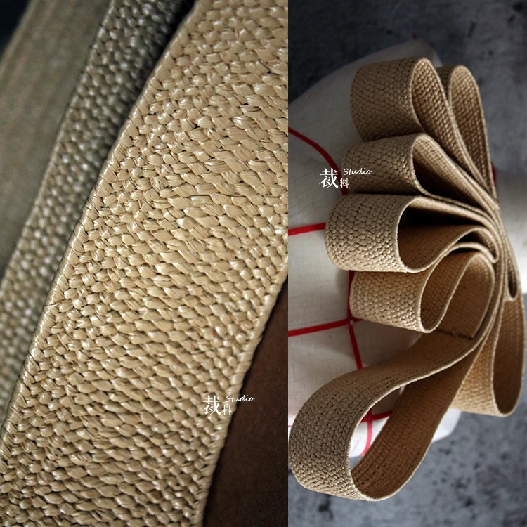 

Оригинальный дизайн, вогнутая форма, ретро супер широкая пеньковая веревка, вязаный пояс, кружевная ткань, аксессуары для одежды