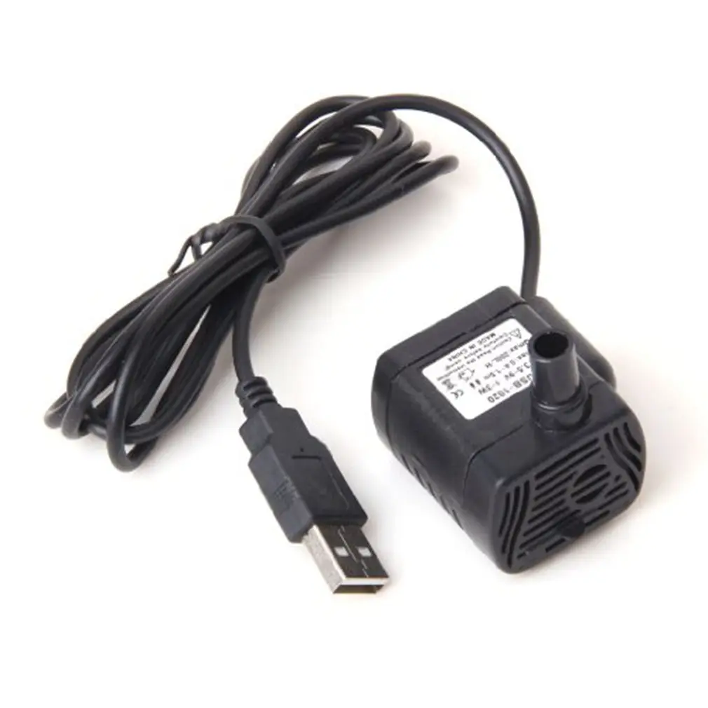 

Высокое качество Usb-1020 микро погружной насос Dc3.5V-9V 3W аквариума Фонтан пруда водяного насоса