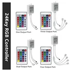 Лента светодиодная RGB с 24 кнопками, 12 В, 4 контакта