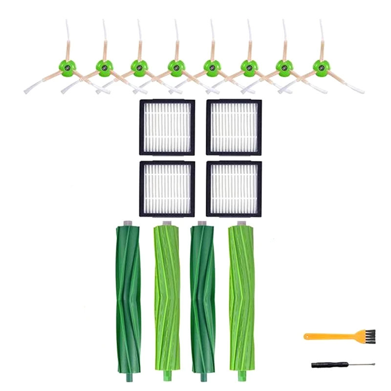 

14PCS Rolling Brush Hepa Filter Side Brush for IRobot Roomba I7 E5 E6 I Series Robot Vacuum Cleaner Replacement