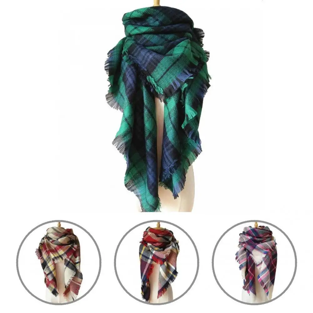 

Разноцветный стильный Зимний женский шарф, модный теплый шарф, моющийся для мужчин