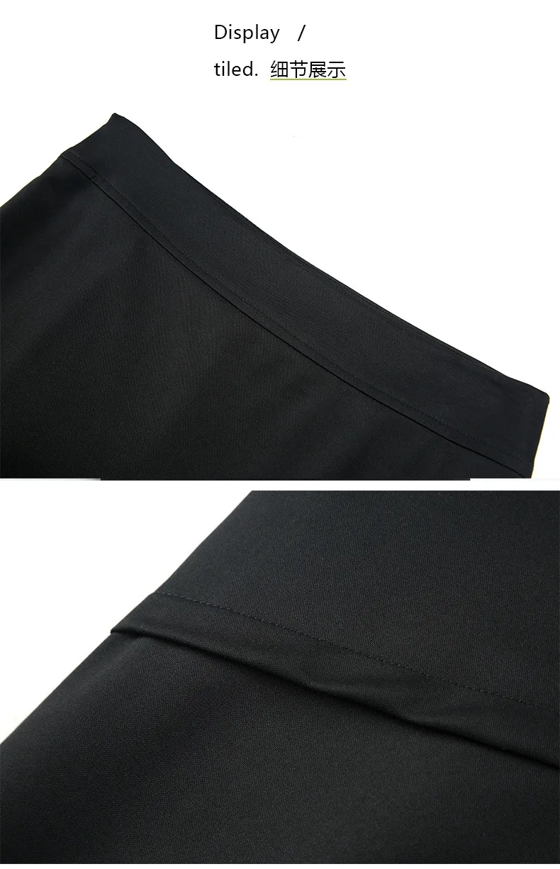 

Spring Summer Women High Waist Slim Casual Black Bodycon Skirt Office Lady Elegant Plus Size Formal Work Suit Pencil Skirts M901