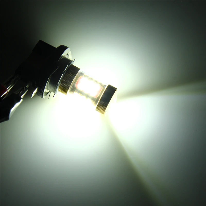 

NEW 2PCS H15 28W Samsung 3030 Chip 28 SMD 6500k With Lens High Power LED Fog Driving DRL Daytime Running Light Bulb 900LM DC12V
