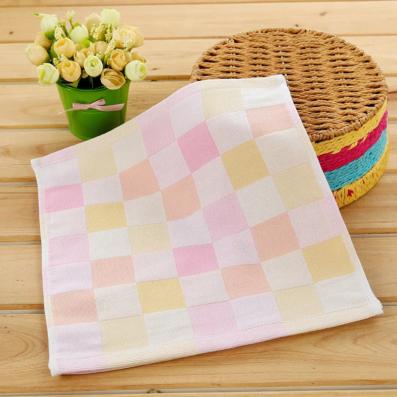 2 шт. хлопковые квадратные марлевые платочки для новорожденных слюнявчик